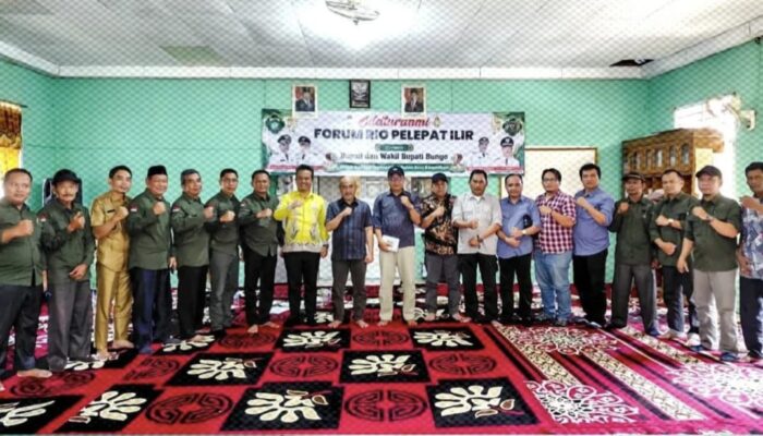 Silaturahmi Forum Rio Pelepat Ilir, Bupati dan Wabup Bungo Serap Aspirasi Warga