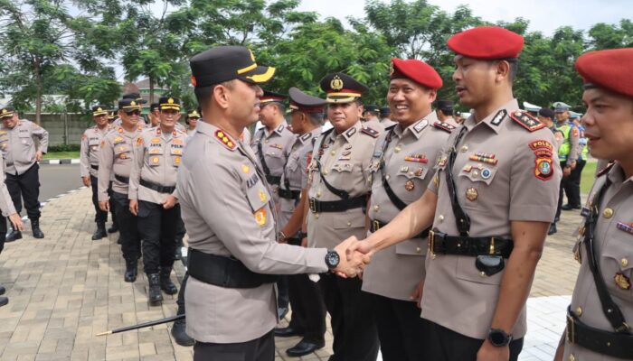 Kapolres Metro Tangerang Kota Pimpin Sertijab 7 Pejabat Utama dan Kapolsek Jajaran