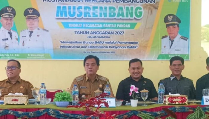 4 DPRD Bungo Hadiri Musrenbang Rantau Pandan, 32 Usulan Lolos SIPD