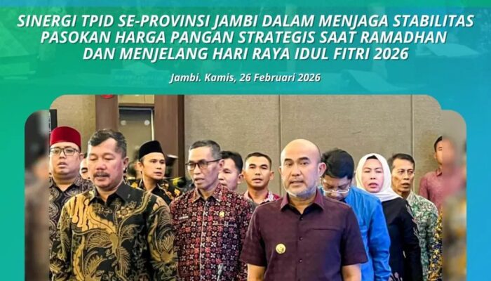 Bupati Bungo Hadiri HLM TPID Jambi 2026, Fokus Stabilitas Harga Jelang Ramadan