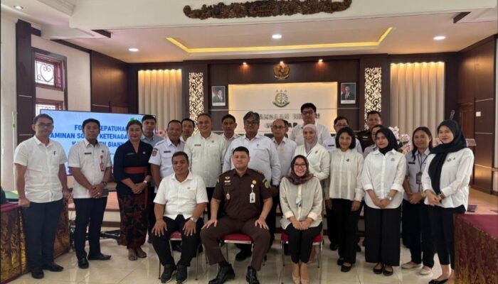 Gandeng Pemerintah Daerah dan BPJS Ketenagakerjaan, Kejaksaan Negeri Gianyar Dukung Kepatuhan Jaminan sosial 
