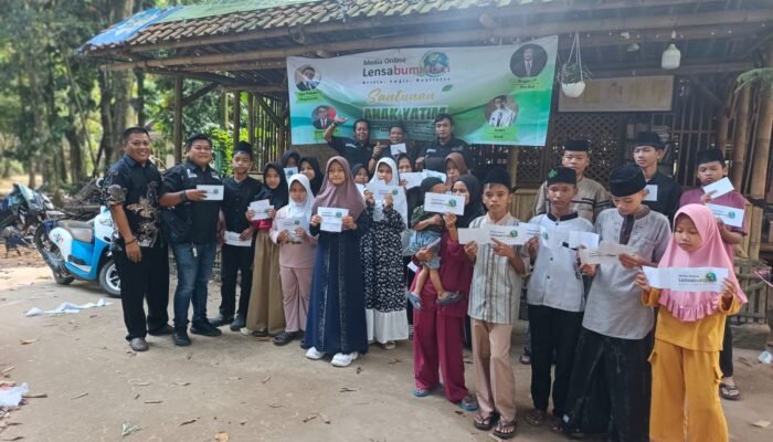 Lensabumi.com Santuni Anak Yatim dan Gelar Bukber di Tigaraksa