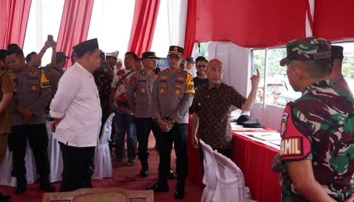 Bupati H Dedy Putra Tinjau Posko Lebaran, Pastikan Kesiapan Pengamanan Lebaran