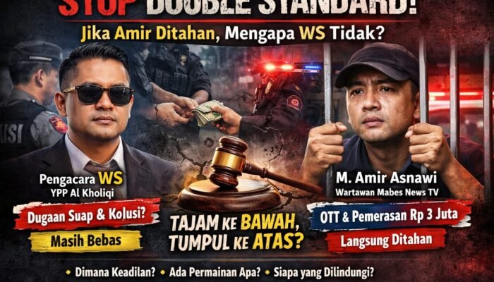 Tebang Pilih Mojokerto: Amir Ditahan, WS Belum Tersentuh