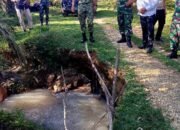 Dandim 0416/Bute Tinjau Rencana Lokasi Jembatan Garuda Tahap III dan IV Dusun Peninjau