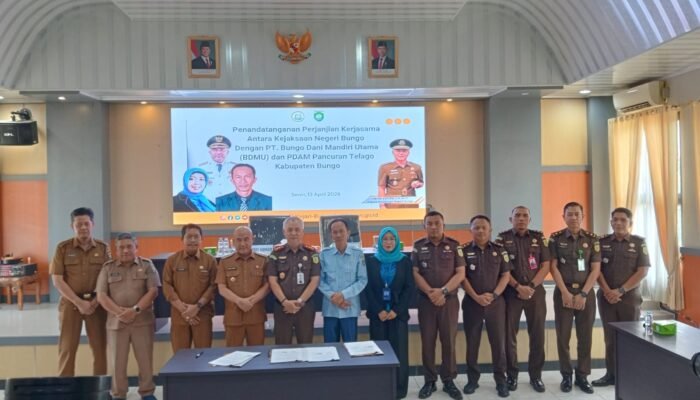 MoU Kejari Bungo–BUMD, Perkuat Transparansi dan Pelayanan Publik