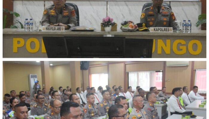 Wakapolda Jambi Dorong Optimalisasi Layanan 110 di Polres Bungo
