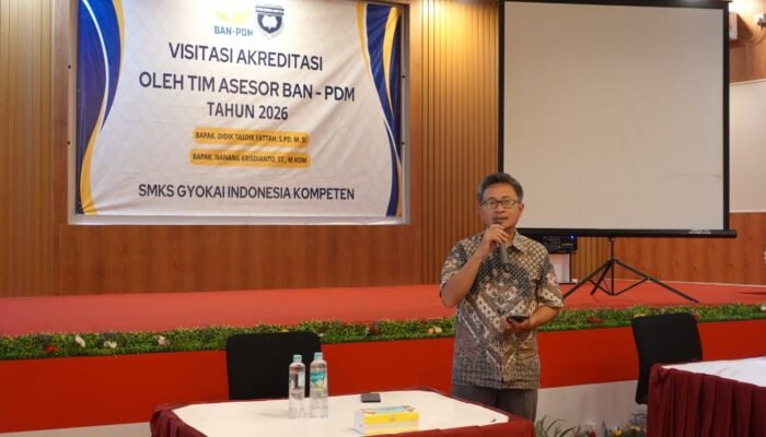 Visitasi BAN-PDM, SMK Gyokai Indonesia Kompeten Tingkatkan Mutu Pendidikan