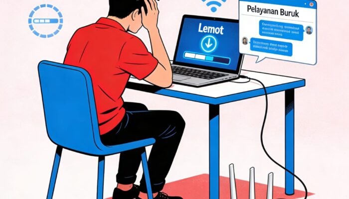 Internet IndiHome Lemot di Rajeg, Pelanggan Protes Kinerja Teknisi