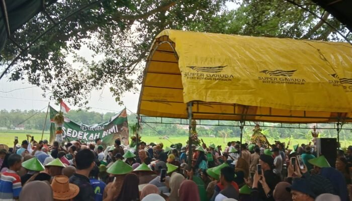 Kirab Gunungan Sedekah Bumi Soronini Meriah, Warga Berebut Berkah
