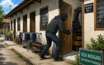 Kontrakan di Matagara Tigaraksa Dibobol Maling, Penghuni Syok Rumah Acak-Acakan