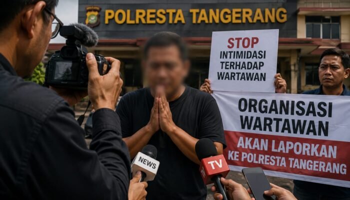 Bang Jago Penantang Wartawan Akhirnya Minta Maaf, Organisasi Pers Siap Laporkan ke Polresta Tangerang
