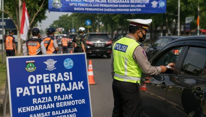 Razia Pajak Kendaraan di Tangerang Digelar Mei–Juni 2026, Ini Jadwal dan Lokasinya