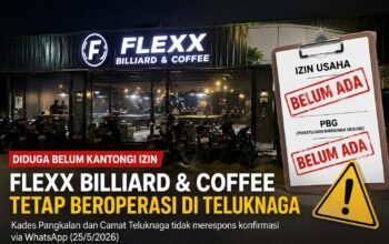 Flexx Billiard Teluknaga Disorot, Kades dan Camat Bungkam