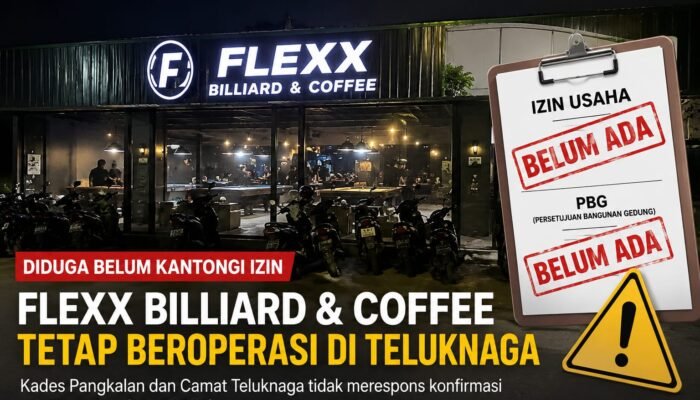 Flexx Billiard Teluknaga Disorot, Kades dan Camat Bungkam