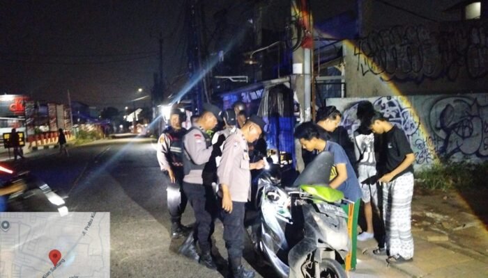 Polsek Jatiuwung Gelar Razia dan Patroli Mobile, Situasi Wilayah Tetap Aman Kondusif