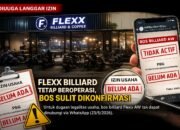 Flexx Billiard Teluknaga Tetap Beroperasi, Bos Billiard Sulit Dikonfirmasi