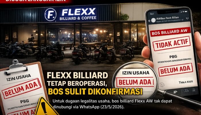 Flexx Billiard Teluknaga Tetap Beroperasi, Bos Billiard Sulit Dikonfirmasi