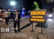 Patroli Cipkon Polsek Jatiuwung Antisipasi Kejahatan Jalanan di Tangerang