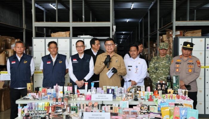 BPOM Sita Kosmetik Impor Ilegal Rp27,6 Miliar di Tangerang
