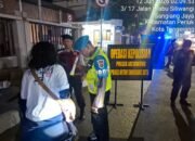 Polsek Jatiuwung Gelar Razia Dini Hari, Situasi Kamtibmas Tetap Aman dan Kondusif