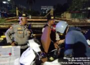Polsek Jatiuwung Gelar Razia dan Patroli Mobile, Situasi Wilayah Tetap Aman Kondusif