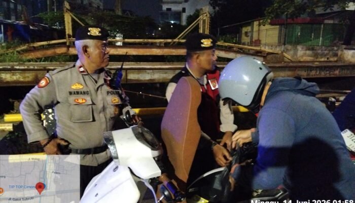 Polsek Jatiuwung Gelar Razia dan Patroli Mobile, Situasi Wilayah Tetap Aman Kondusif