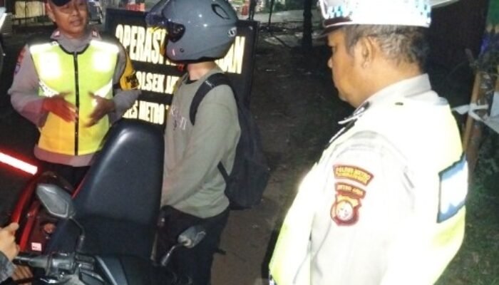 Polsek Jatiuwung Gelar Razia dan Patroli Dini Hari, Situasi Wilayah Tetap Aman Kondusif