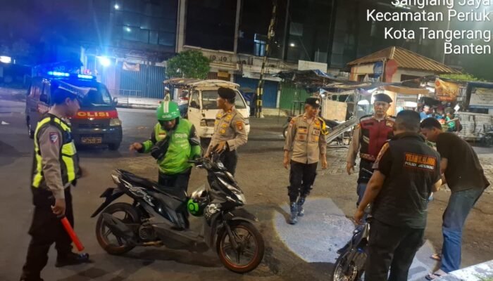 Polsek Jatiuwung Gelar Razia dan Patroli Mobile, Situasi Kamtibmas Tetap Kondusif