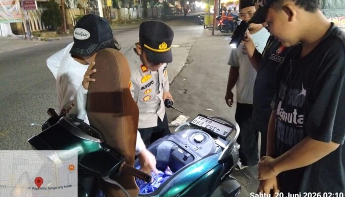 Polsek Jatiuwung Gelar Patroli Cipta Kondisi, Situasi Wilayah Tetap Aman dan Kondusif