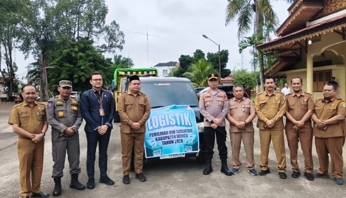 Pilrio Serentak Bungo 2026: Wabup Lepas Distribusi Logistik ke 75 TPS