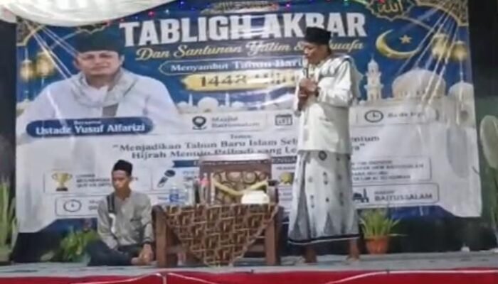 Tabligh Akbar Griya Artha Rancabango Semarak, Ratusan Jamaah Padati Masjid Baitussalam Sambut Tahun Baru Islam 1448 Hijriah