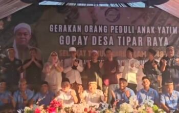 GOPAY Desa Tipar Raya Gelar Khitanan Massal dan Santunan Anak Yatim Sambut Tahun Baru Islam 1448 H