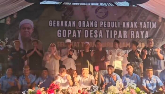 GOPAY Desa Tipar Raya Gelar Khitanan Massal dan Santunan Anak Yatim Sambut Tahun Baru Islam 1448 H