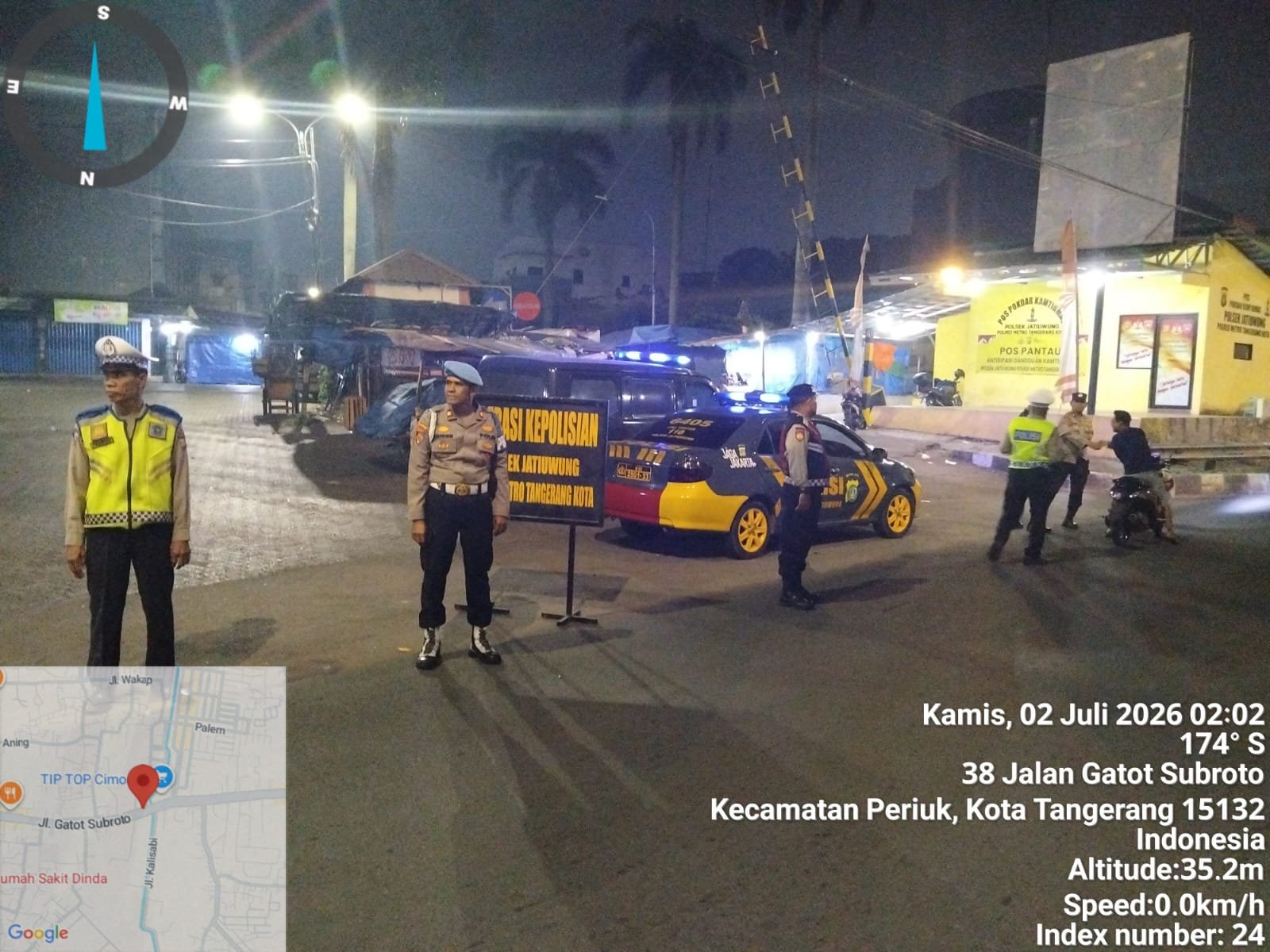 Razia Polsek Jatiuwung Sasar Begal dan Tawuran, Situasi Periuk Tetap Kondusif 4 IMG 20260702 WA0032