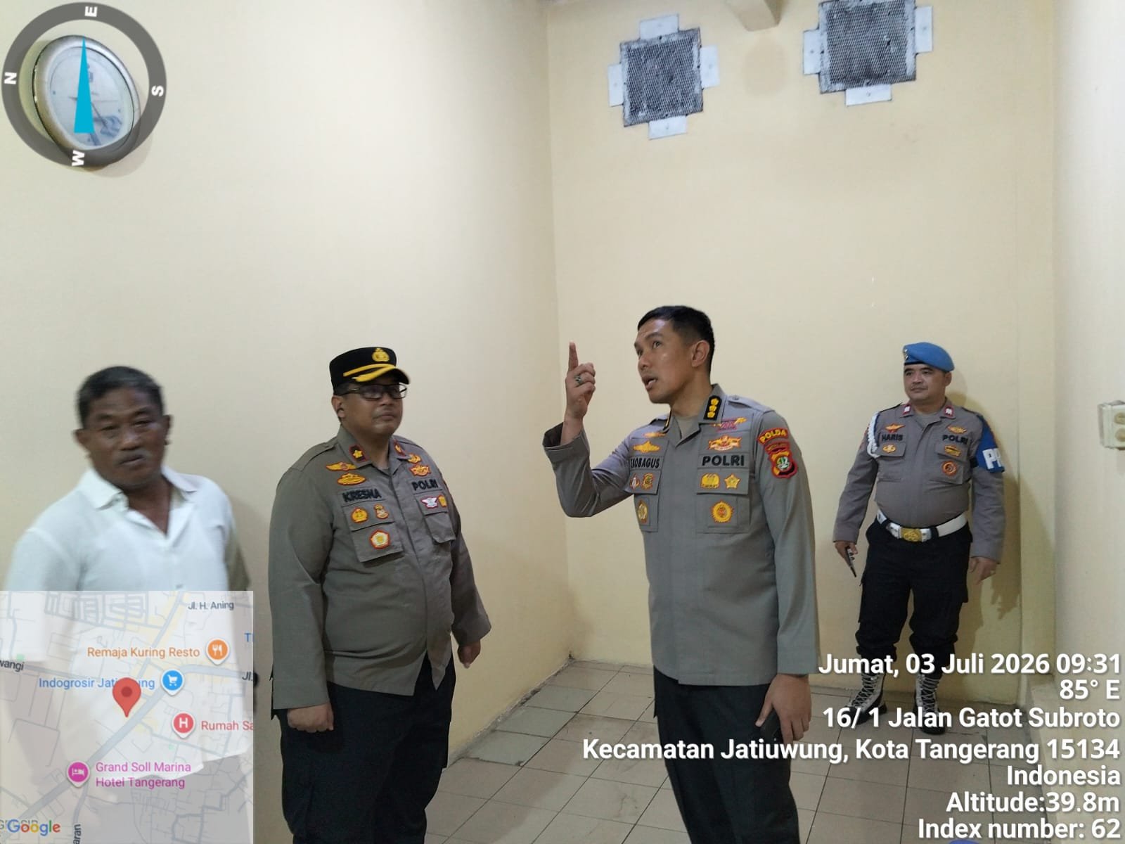 Wakapolres Metro Tangerang Kota Cek Renovasi Polsek Jatiuwung 3 IMG 20260703 WA0040