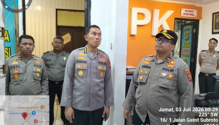 Wakapolres Metro Tangerang Kota Cek Renovasi Polsek Jatiuwung