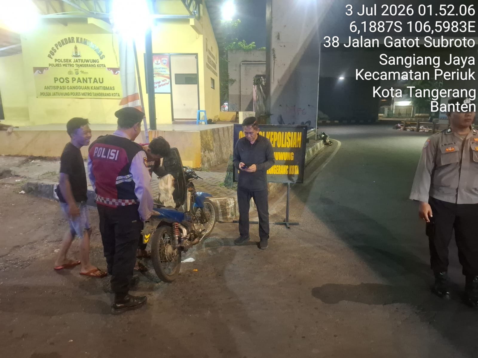Razia Polsek Jatiuwung Sasar Begal dan Tawuran, Situasi Tetap Aman Kondusif 3 IMG 20260703 WA0056