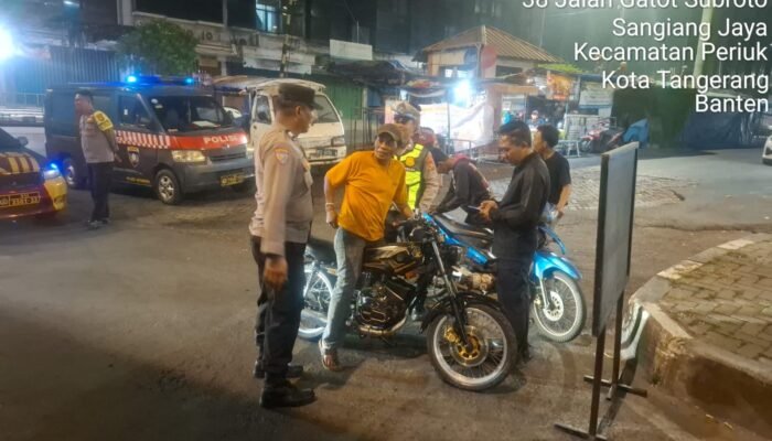 Razia Polsek Jatiuwung Sasar Begal dan Tawuran, Situasi Tetap Aman Kondusif
