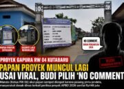 Proyek Gapura RW 04 Kutabaru Kembali Disorot, Papan Proyek Muncul Lagi Usai Viral, Budi Pilih "No Comment" 10 IMG 20260704 WA0037