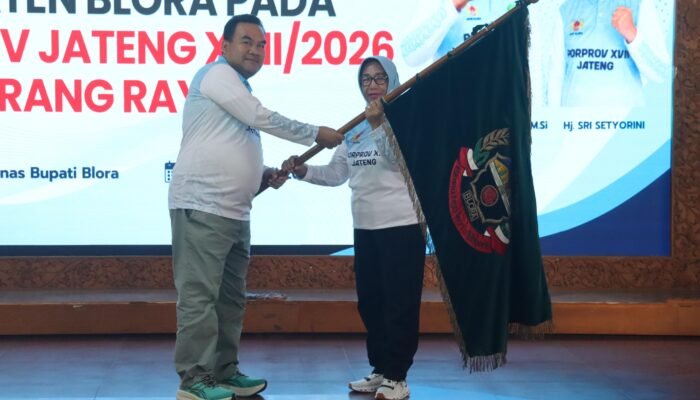 Porprov Jateng 2026: Gus Arief Kukuhkan 347 Kontingen Blora, Target Masuk 10 Besar