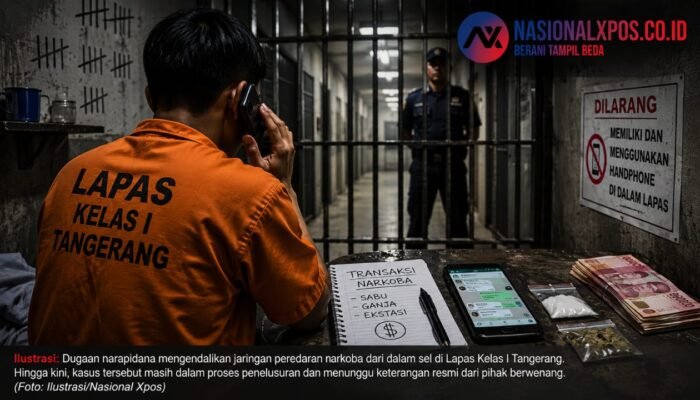 Napi Lapas Kelas I Tangerang Diduga Kendalikan Bisnis Narkoba dari Balik Sel