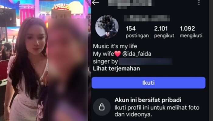 Usai Isu Dugaan Nikah Siri Andra Soni Viral, Akun yang Diduga Milik Suami Ida Farida Berubah Privat