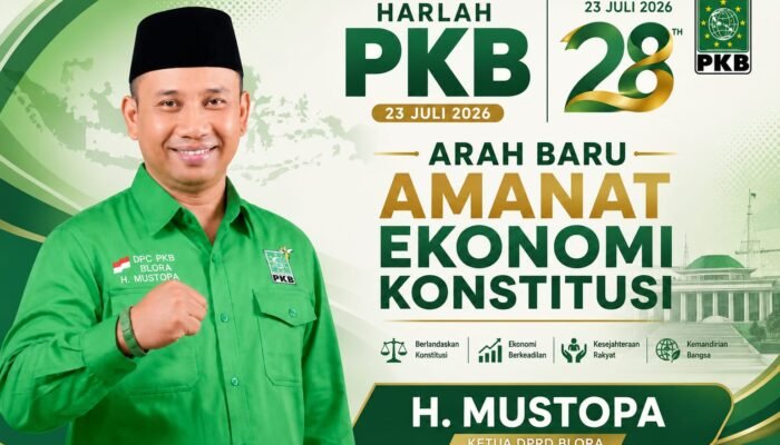 Harlah PKB ke-28, Ketua DPRD Blora Mustopa Tegaskan Komitmen Kawal Aspirasi Rakyat