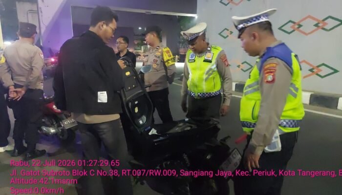 Razia Polsek Jatiuwung Antisipasi Begal dan Tawuran, Situasi Wilayah Tetap Kondusif