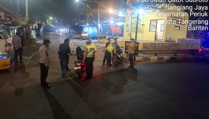 Razia Polsek Jatiuwung Cegah Tawuran dan Begal, Situasi Wilayah Aman Kondusif