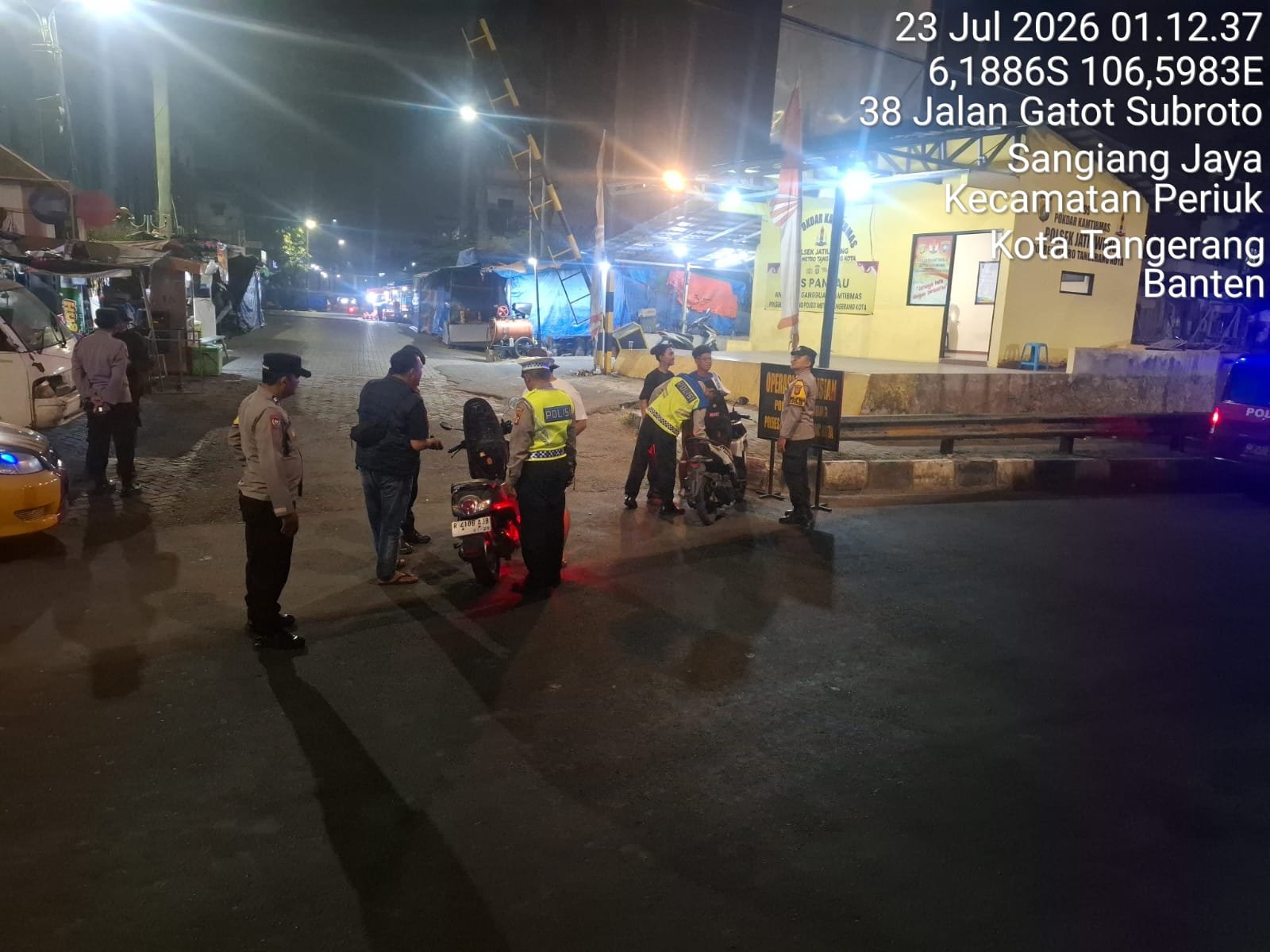 Razia Polsek Jatiuwung Cegah Tawuran dan Begal, Situasi Wilayah Aman Kondusif 1 IMG 20260723 WA0015