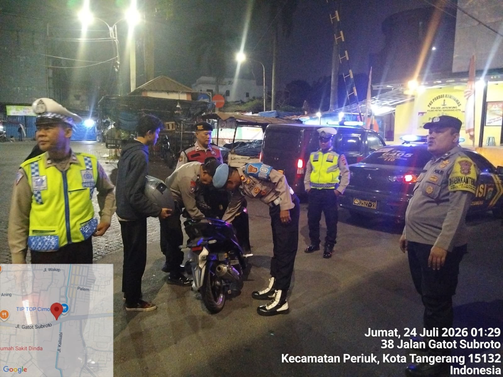 Razia Polsek Jatiuwung, Patroli Dini Hari Ciptakan Situasi Aman dan Kondusif 1 IMG 20260724 WA0015