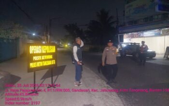 Razia Polsek Jatiuwung, Patroli Dini Hari Cegah Tawuran dan Begal Berakhir Kondusif 5 IMG 20260725 WA0005