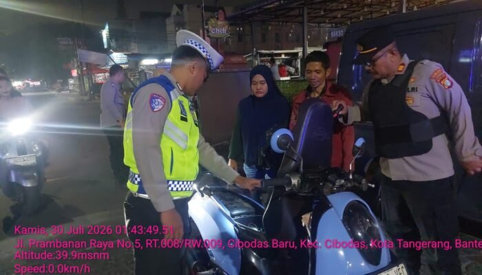 Razia Polsek Jatiuwung Sasar Begal dan Tawuran, Situasi Wilayah Tetap Kondus